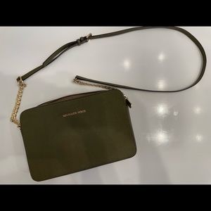 Dark Green Crossbody Bag
